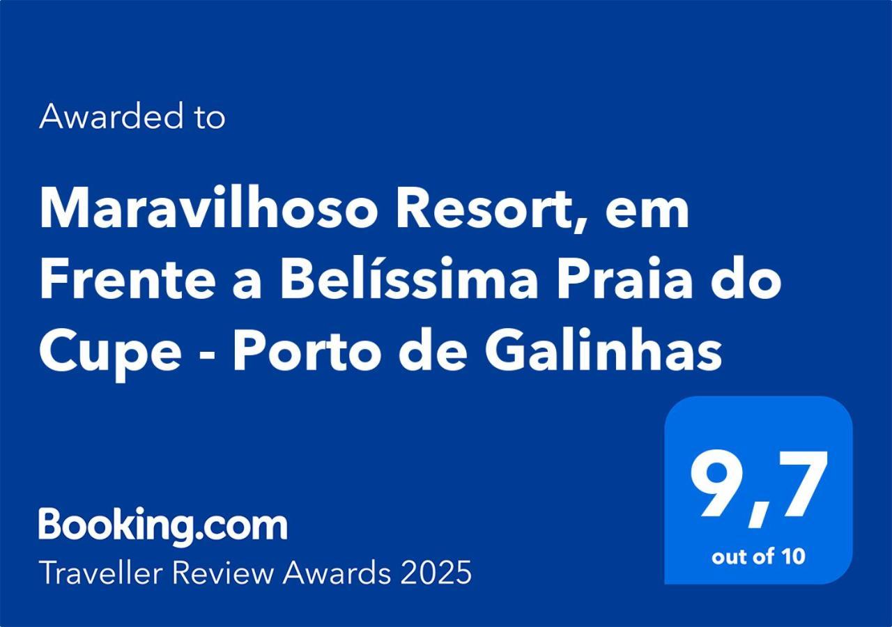 Maravilhoso Resort, Em Frente A Belíssima Do Cupe - Apartamento Pôrto das Galinhas
