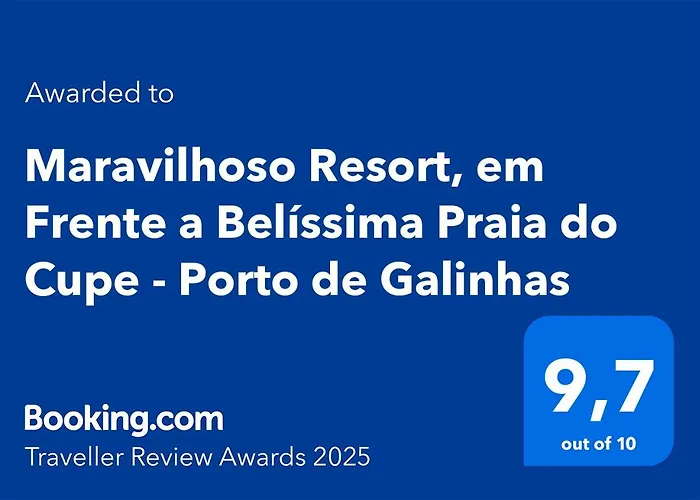 Maravilhoso Resort, Em Frente A Belissima Praia Do Cupe - Porto De Galinhas